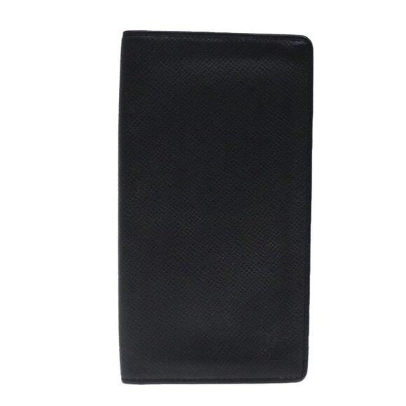 LOUIS VUITTON Taiga Porte Cartes Credit En Long Wallet Ardoise M31002 Auth kk358 - Picture 1 of 16